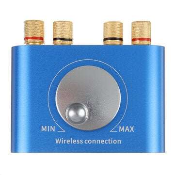 Mini X-25 bluetooth 100W Digital Amplifier Stereo Audio 2.0 Channel... (PLUG: EUPLUG | COLOR.: BLUE)