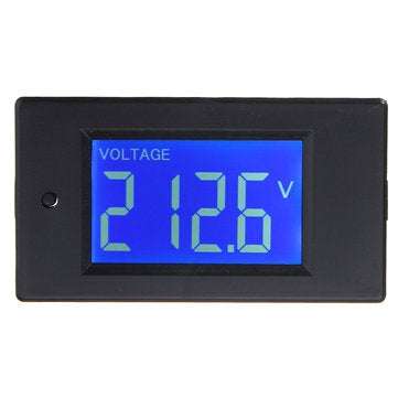 Multifunctional AC LCD Digital Voltage Current Tester KWh Watt Panel Battery Meter Gauge