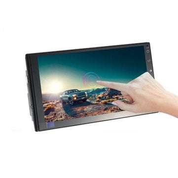 T3 7 Inch 2 DIN for Andriod 8.1 Car Multimedia Player Quad Core 1G+16G Touch Screen Stereo GPS  WiFi