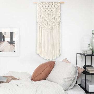 Macrame Wall Hanging Handwoven Bohemian Cotton Rope Tapestry Home Decor