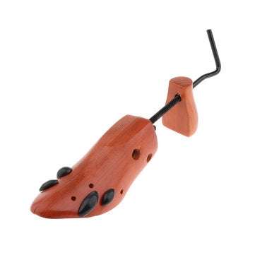 S/M/L Wooden Shoes Stretcher Expander Shoe Timber Unisex Bunion Plugs 2-Way Expansion B... (SIZE: L)