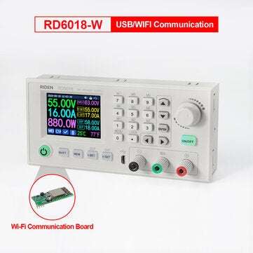 RIDEN RD6018 RD6018W USB WiFi DC to DC Voltage Step Down Power Supply Module Bu... (TYPE: RD6018W)