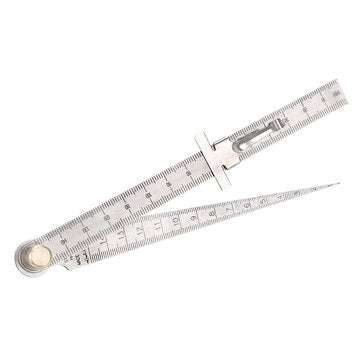 Stainless Steel Measuring Tool Wedge Taper Ruler 1-150mm Feeler Gauges Bore Measurement