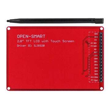 OPEN-SMART 2.8 inch TFT LCD Display Shield Touch Screen Module with Touch Pen for UNO R3/Nano/Mega25