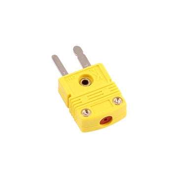 Panel Mount K-type Thermocouple Miniature Female Male Plug Connector (PLUG: MALE)