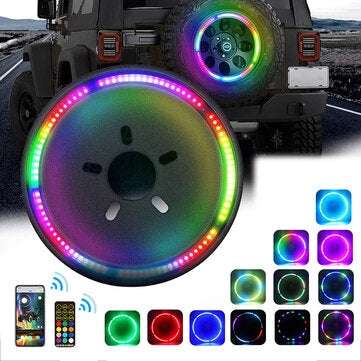 RGB LED Third Brake Light Spare Tire bluetooth Wireless Remote Controll Wat... (TYPE: REMOTECONTROL)