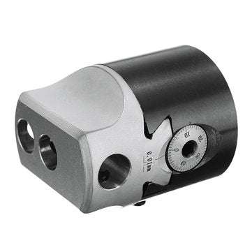 Machifit F1-12 2 Inch Boring Head 50mm Lathe Milling Tool Holder for 12mm Boring Bar