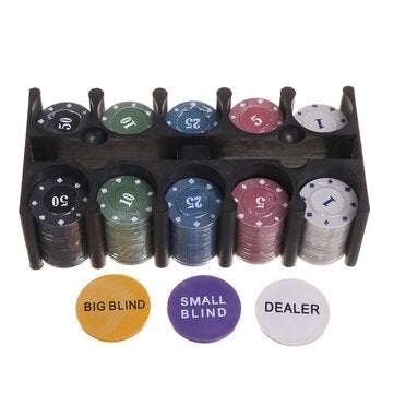 Professional Casino 200 Piece TEexas Hold`em Poker Game Play Set Comes In Tin Box Tool