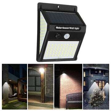 Motion Sensor LED Solar Light Human Body Induction Waterproof Outdoor Garden Street Wall Lamp
