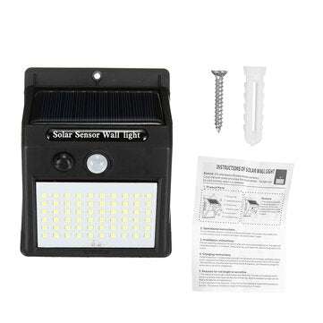 Motion Sensor LED Solar Light Human Body Induction Waterproof Outdoor Garden Street Wall Lamp