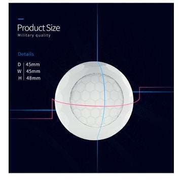 NEO COOLCAM NAS-PD02Z New Z-wave PIR Motion Sensor Detector Home Automation Alarm System Motion Alar