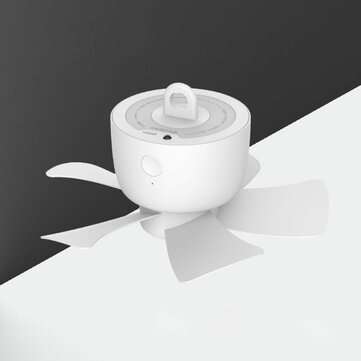Mini USB Ceiling Fan Tent Bed Micro Mute Fan 8000mAh Remote Control Timing 4 Gears for Mosquito Net