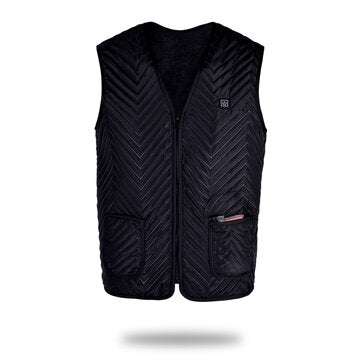 Men Women Electric Heated Vest Jacket Warm Up Heating Pad Cloth Body Warmer GIft (SIZE: M)