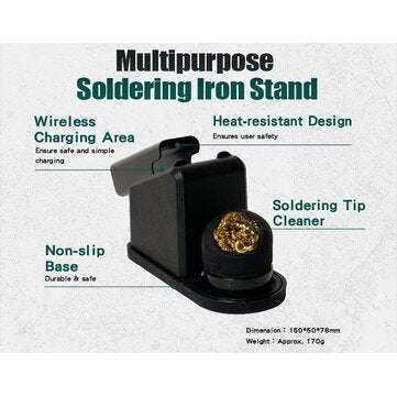 Pro`sKit SI-B166 USB Soldering Iron Wireless Rechargeable 2200mA Li-ion Battery Fast Heat Up