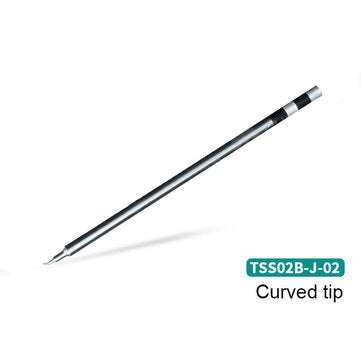 Original QUICK TS1200A Lead Free Soldering Iron Tips Handle Welding Pen Tools TSS02B-I-... (TYPE: C)