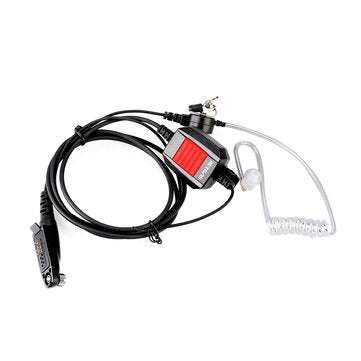 Retevis EA110M 6Pin Stylus PTT Microphone Earpiece Covert Air Tube and IP66 Waterproof Headset with