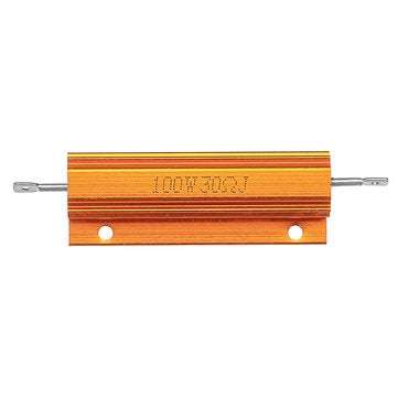 RX24 100W 30R 30RJ Metal Aluminum Case High Power Resistor Golden Metal Shell Case Heatsink Resistan