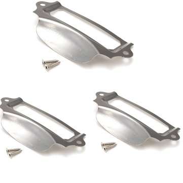 Silver Kitchen Drawer Cupboard Label Pull Cabinet Frame Handle Name Card Holder
