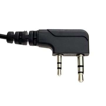 Retevis 2 Pin Acoustic Tube Headset Earpiece for Kenwood HYT BAOFENG UV-5R BF-888S Ham Radio Walkie