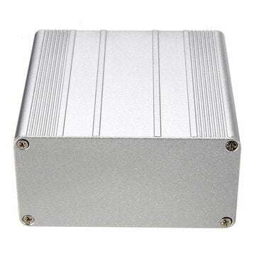Silver Electronic Aluminum Enclosure Box DIY Electronic Project PCB Instrument Box Waterproof Instru