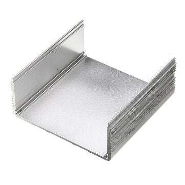 Silver Electronic Aluminum Enclosure Box DIY Electronic Project PCB Instrument Box Waterproof Instru