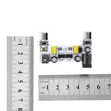 MB102 2 Channel 3.3V 5V Breadboard Power Supply Module White Breadboard Dedicated Power Module MB-10