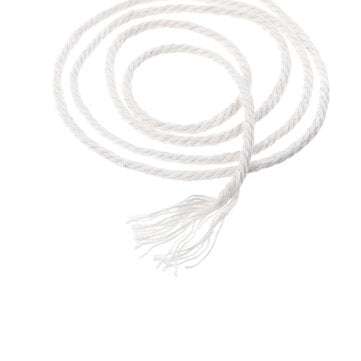 Natural Macrame Cord 3mm Cotton Cord with 8pcs Wood Ring and 2 Wooden Stick for DIY Craft Braided Wi