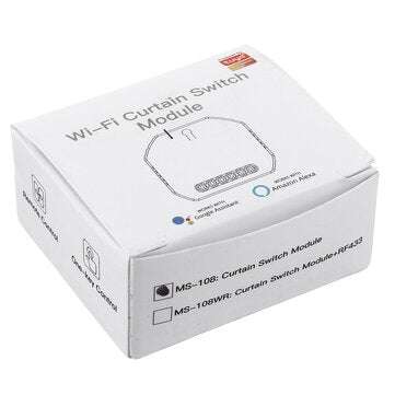 MoesHouse MS-108 WiFi Mini Smart Curtain Switch Module Roller Blinds Shutter Motor Smart Life Tuya A
