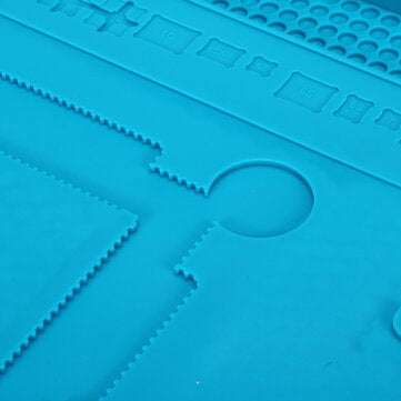 Silicone Electronic Repair Mat Magnetic Soldering Mat Heat Insulation Pad Silicon Soldering Mat