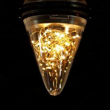 Solar Hanging Lantern Garden Outdoor Decor Lights Solar Powered 50 LED Beads Waterproof Fairy Firefl