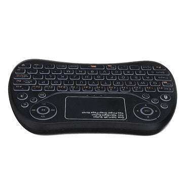 S913 2.4G Wireless Colorful Backlit English Mini Touchpad Keyboard Air Mouse Airmouse for TV Box PC