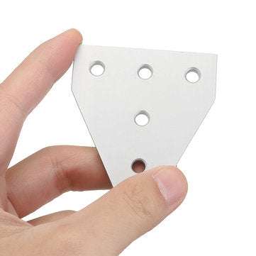 Machifit Aluminum 5 Holes T Shape Join Plate Corner Bracket for 2020 V-slot Aluminum Profile