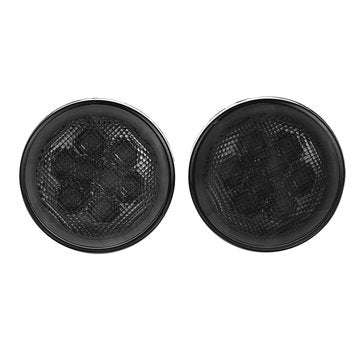 Pair Dual Color 8LED Car Daytime Running Lights Turn Signal Lamp for Jeep 2007-2017