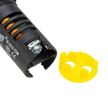 Machifit AC 220V 22mm Flash Buzzer Indicator Light Signal Lamp Yellow