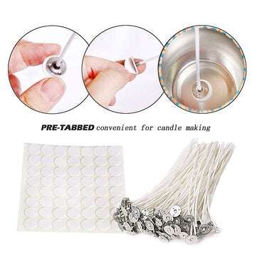 Practical DIY Candle Making Kit Candles Craft Tool Set Pouring Pot Wicks Wax Kit
