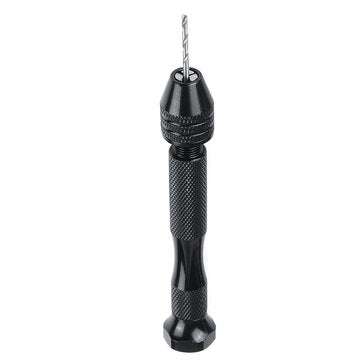 Mini Micro Hand Drill with 20Pc Mini 0.3-1.6mm Bit Keyless Chuck Set Pin Vise Rotary
