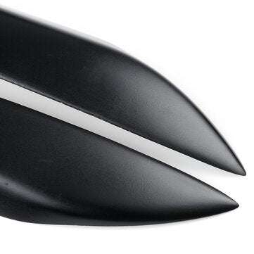 Matte Black Headlight Eyebrows Eye Lid Cover Molding Trim For Audi A4 S4 RS4 B7 2005-2008