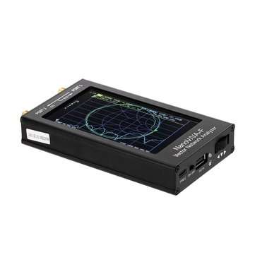 NanoVNA-F Portable Handheld Vector Network Analyzer SWR Meter 50KHz-1000MHz 4.3 Inch IPS TFT Digital