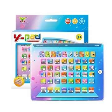 New Educational Toy English Learning Machine Children`s Smart Tablet Point Reader H... (COLOR: BLUE)