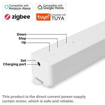 RSH-MC11 Tuya ZB Smart Motorized Chain Roller Blinds Pull Bead Curtain Motor Electric Curtain Motor