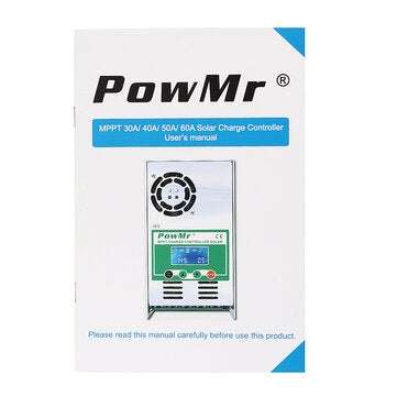 PowMr MPPT 60A Solar Charge and Discharge Controller 12V 24V 36V 48V Auto for Max PV 190VDC Lead Aci