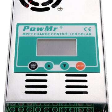 PowMr MPPT 60A Solar Charge and Discharge Controller 12V 24V 36V 48V Auto for Max PV 190VDC Lead Aci
