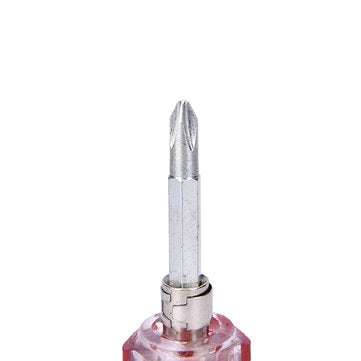 Mini Bidirectional Interchangeable Head Screwdriver Phillips & Flat Tip Screwdriver For DIY Repair T