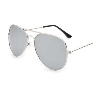Retro Aviator Pilot Glasses Sunglasses Reflective Color Film (TYPE: 1)