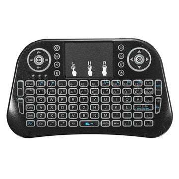Mini I10 2.4G Wireless Colorful Marquee Backlit Mini Keyboard Air Mouse Touchpad