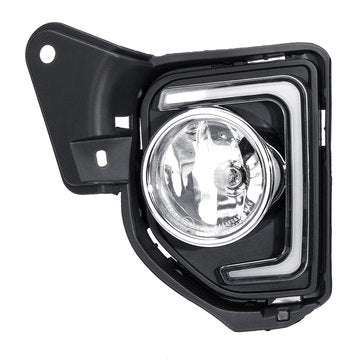 Pair LED DRL Daytime Running Lights White Fog Lamps Yellow with H16 Halogen Bulbs For Toyota Hiace 2