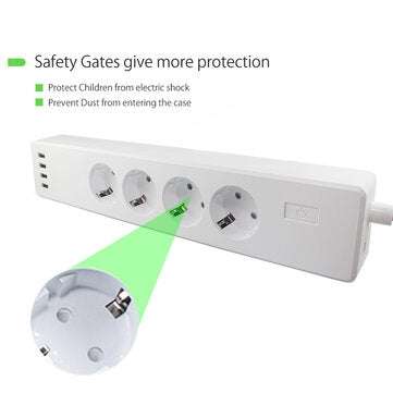 RSH Tuya Smart Wireless WiFi EU Power Socket European Standard Voice Control Work with Amazon Alexa