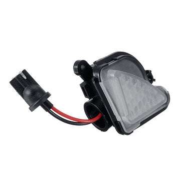 Pair LED Under Side Mirror Puddle Light White For Skoda Octavia Mk3 5E 2012-2017