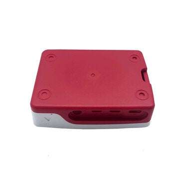 Official Protective Case Classic Red and White Plastic Box for Raspberry Pi 4B