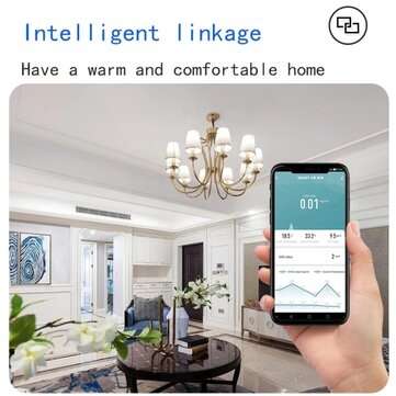 RSH Tuya Smart Wifi Air Box APP Remote Control Formaldehyde/VOC/CO2/Temperature/Humidity Detector
